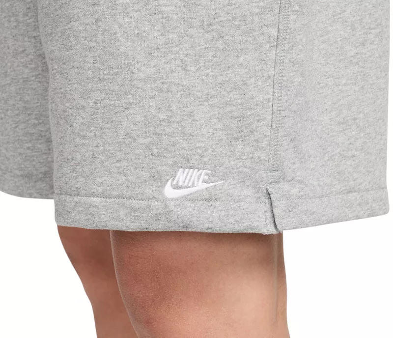 Шорты Nike Men's Club из французской махровой ткани, цвет Dk Grey Heather — фото 4