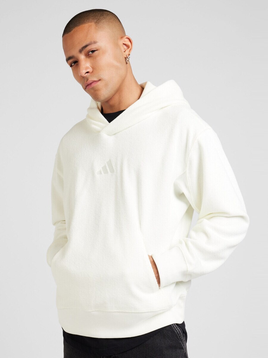 Свитер с капюшоном на молнии ADIDAS SPORTSWEAR Athletic Sweatshirt A Szn, белый — фото 2