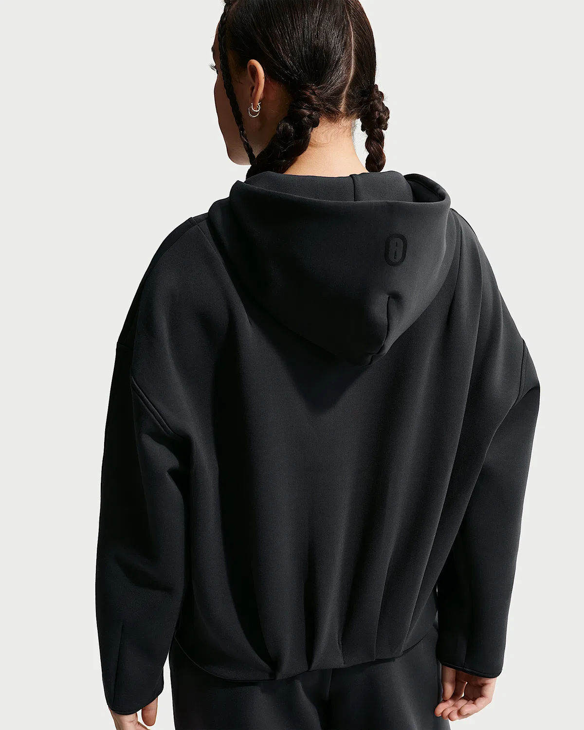 Детская термо-кофта Nike MAVN Therma-FIT на молнии, Black/Black/Black — фото 2
