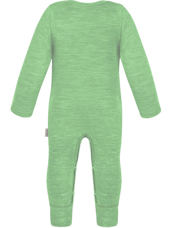 Комбинезон Baby Merino Tangoio зеленого цвета Normani Outdoor Sports — фото 2