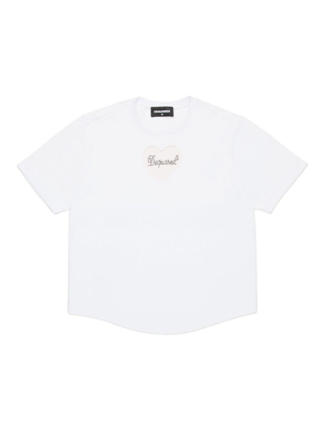 

DSQUARED2 KIDS футболка с нашивкой-логотипом, белый