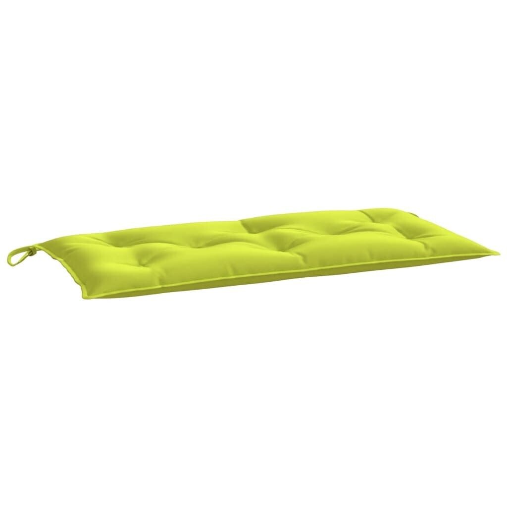 

Подушка для садовой скамейки vidaXL светло-зеленая 110x50x7 см, ткань Оксфорд, зеленый