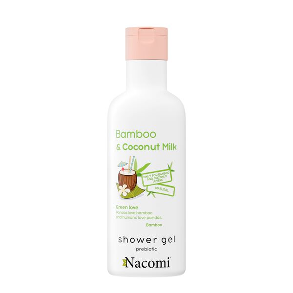 

Гель для душа с ароматом бамбука и кокосовым молоком, 300 мл Nacomi Bamboo&Coconut milk