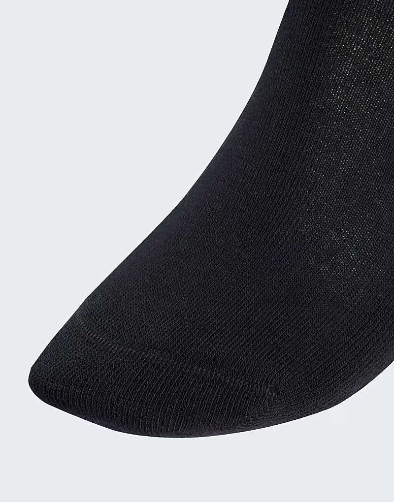 Гольфы Adidas Originals с тремя полосками, 2 пары, белый/черный — фото 3