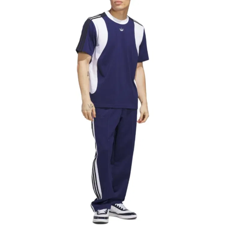 Футболка Tyshawn Tee Adidas Originals, Dark Blue — фото 4