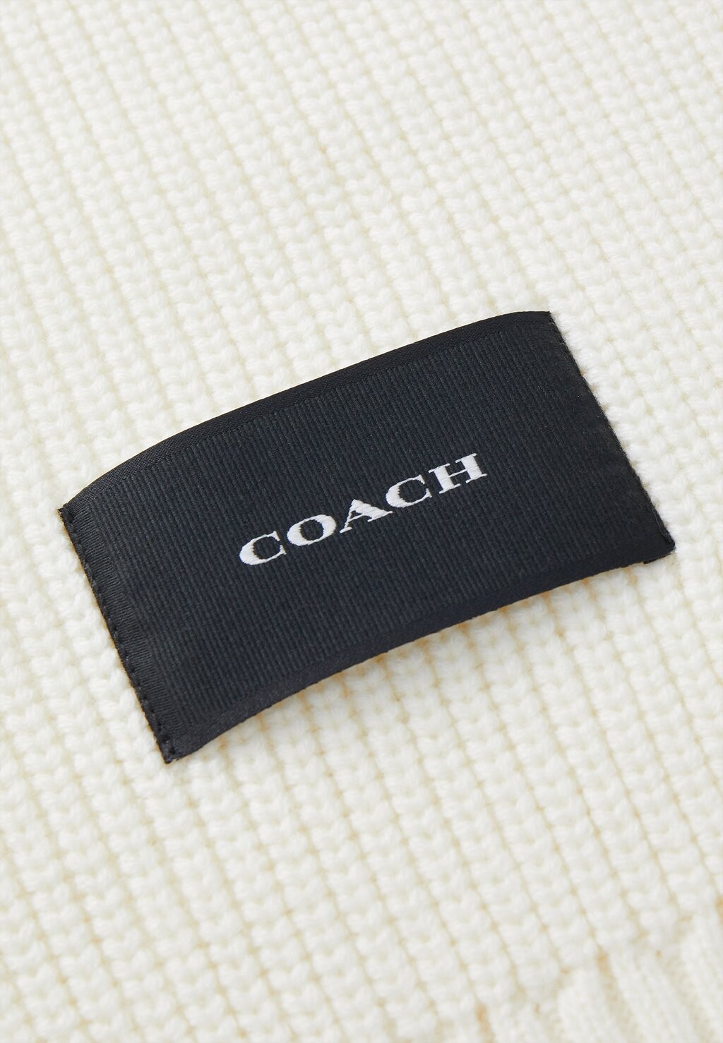 

Шарф PATCH SCARF COACH, молочный