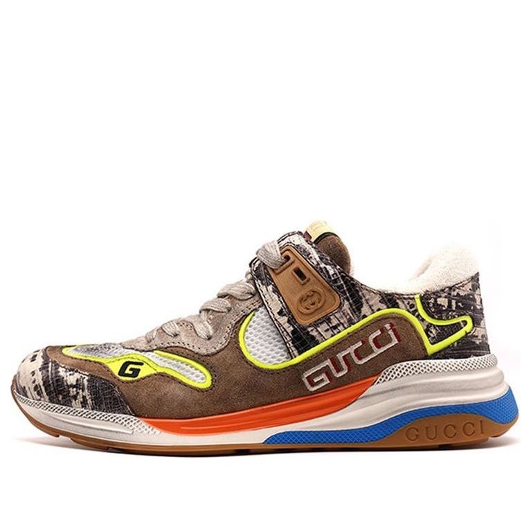 

Кроссовки Gucci Ultrapace 'Rock Tejus Printed', коричневый