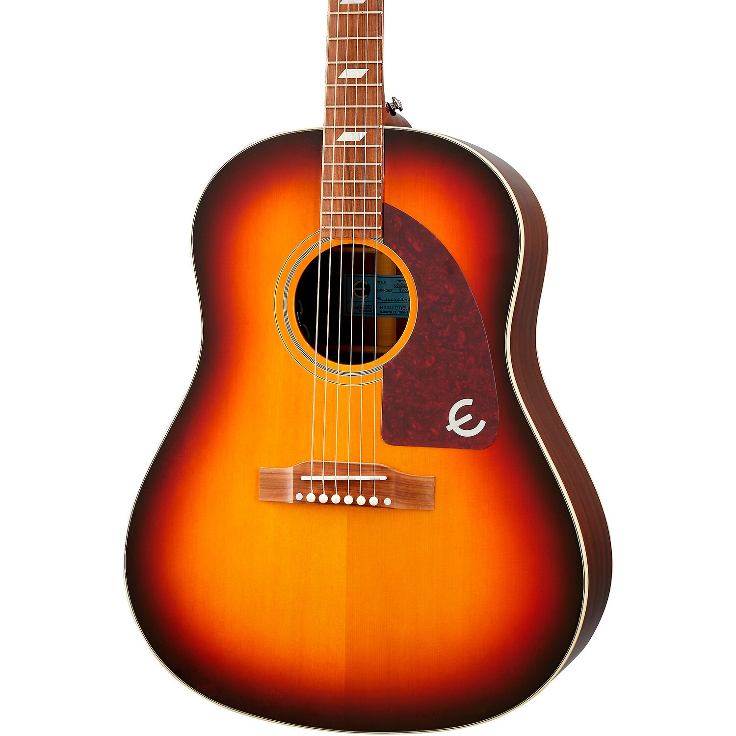 

Epiphone Masterbilt Texan акустическая-электрическая гитара Faded Cherry Aged Gloss