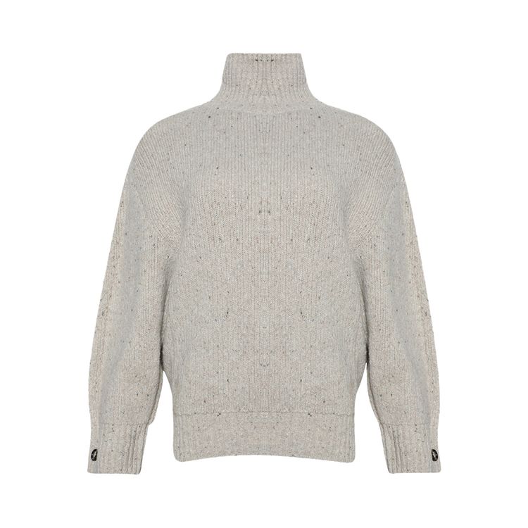 

Свитер Bottega Veneta Textured Cocoon Sweater 'Bone Melange', белый