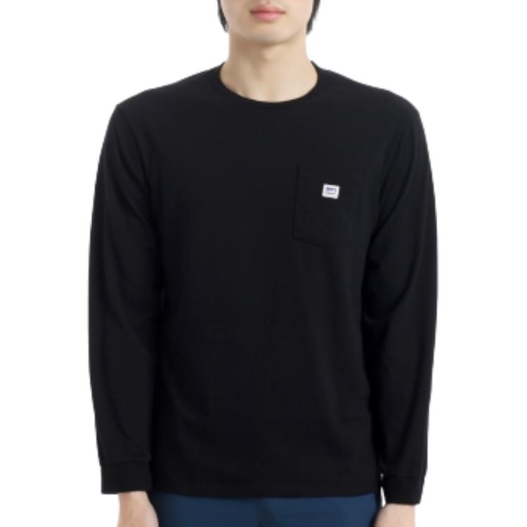 

Футболка с карманом для стикера мужская Patagonia, черный