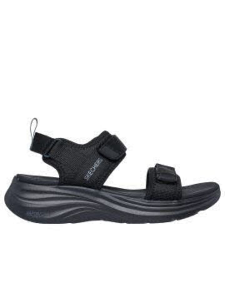 Сандалии на плоской подошве Skechers, черный