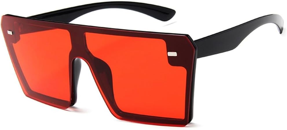 

Солнцезащитные очки с плоской верхней частью, большие, женские, модные, ретро, ​​градиентные, мужские, синие, в большой оправе, винтажные, с защитой от УФ-излучения UV400 KTUCN, 4