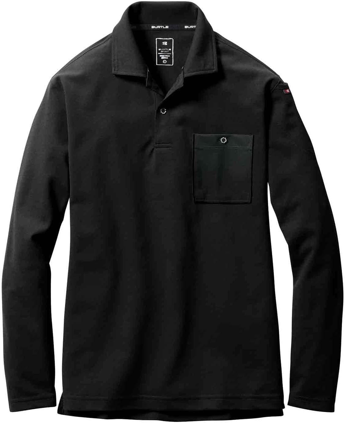 

Футболка-поло с коротким рукавом BURTLE 665, черный