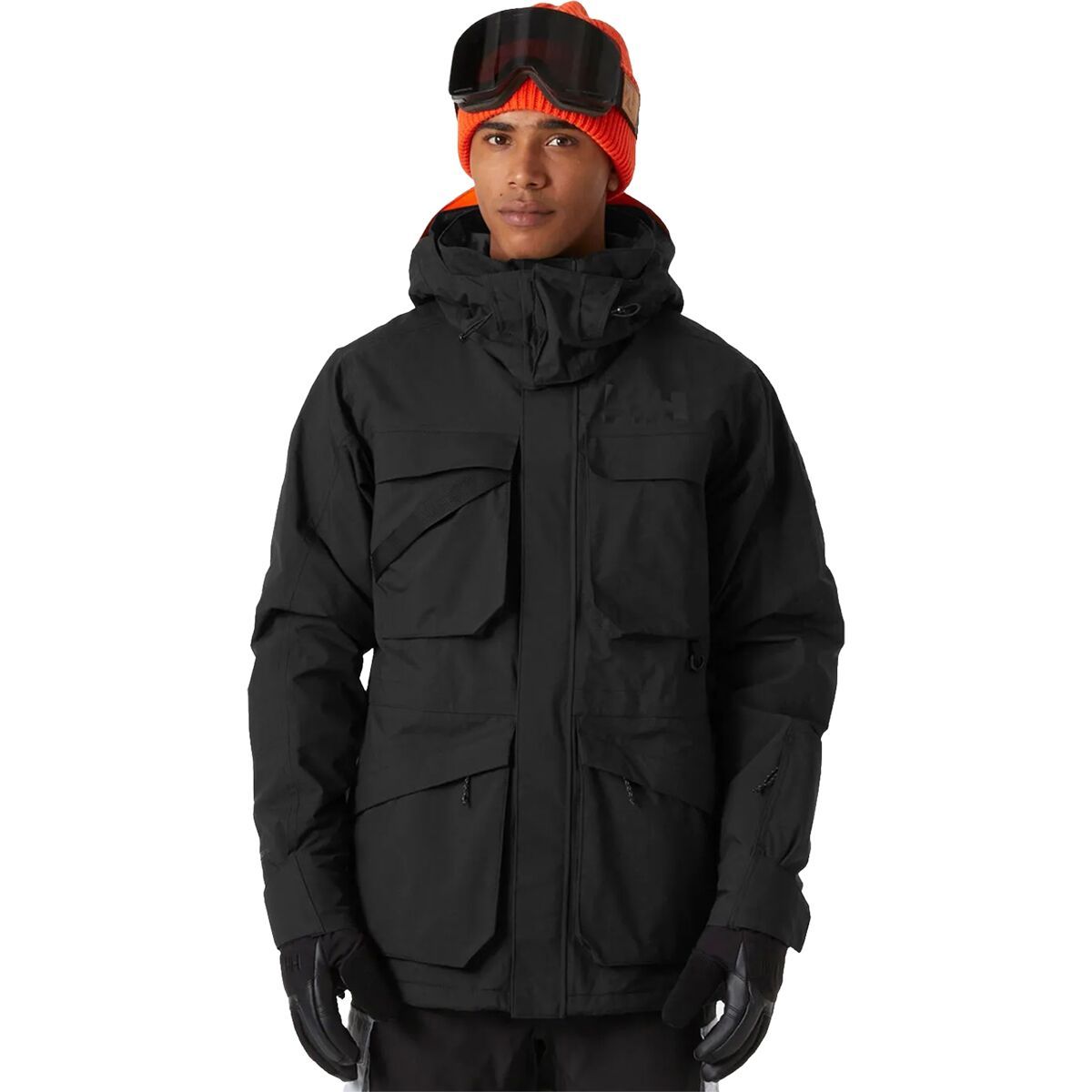

Ульр д утепленная длинная куртка Helly Hansen, черный