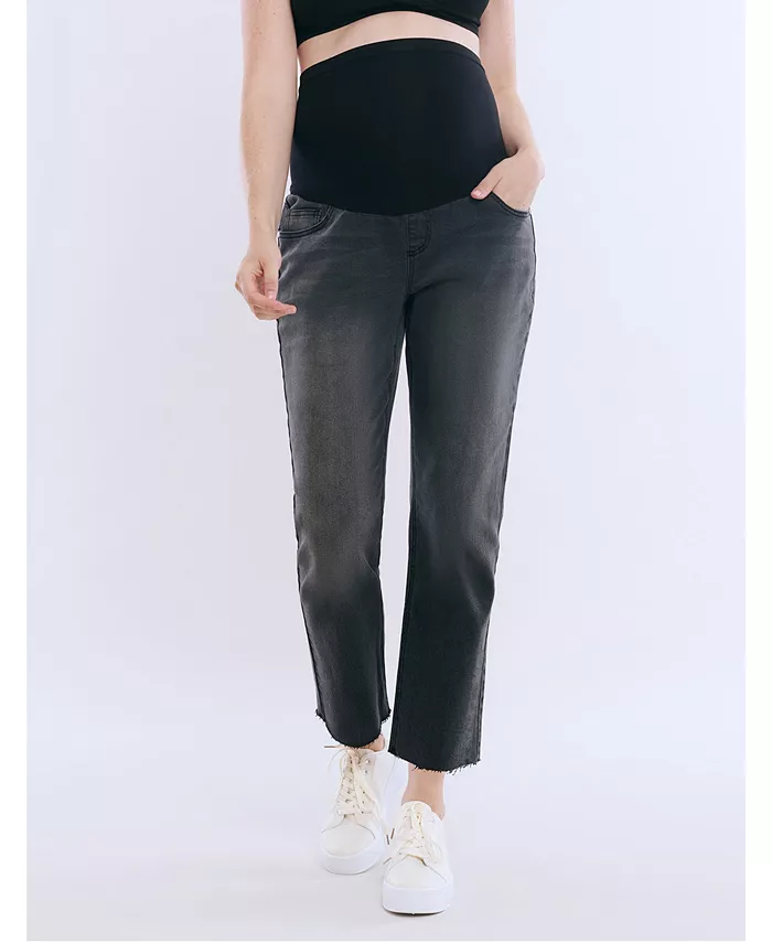 

Женские джинсы Secret Fit Over the Belly с прямыми штанинами - Motherhood Maternity, черный
