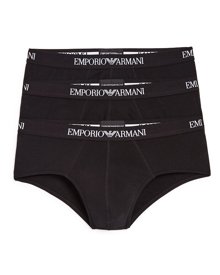 

Трусы из чистого хлопка - упаковка из 3 шт. Armani