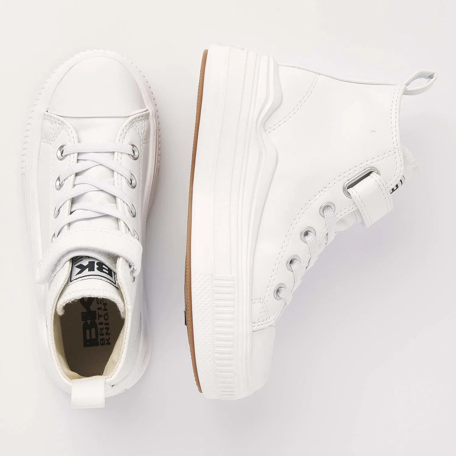 Кроссовки высокие Kaya flow mid British Knights, белый — фото 2