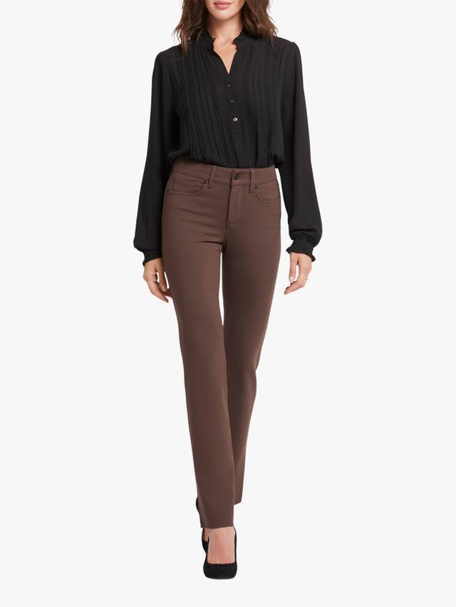 

Брюки Marilyn Sculpt-Her из понте NYDJ, Coffee Bean