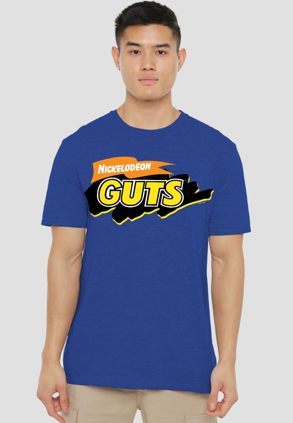 

Футболка с принтом NICKELODEON GUTS GUTS LOGO Cotton Soul, синий