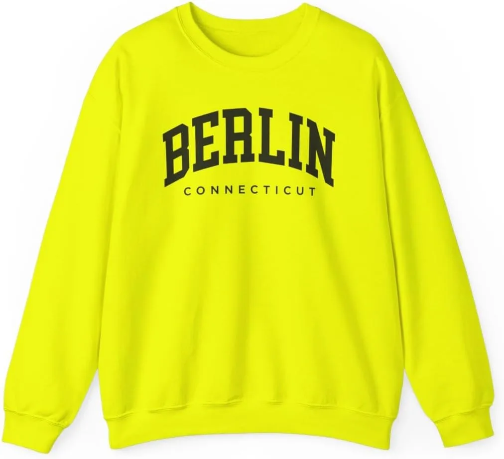 

Берлин Коннектикут взрослый унисекс свитшот CUSTOMI