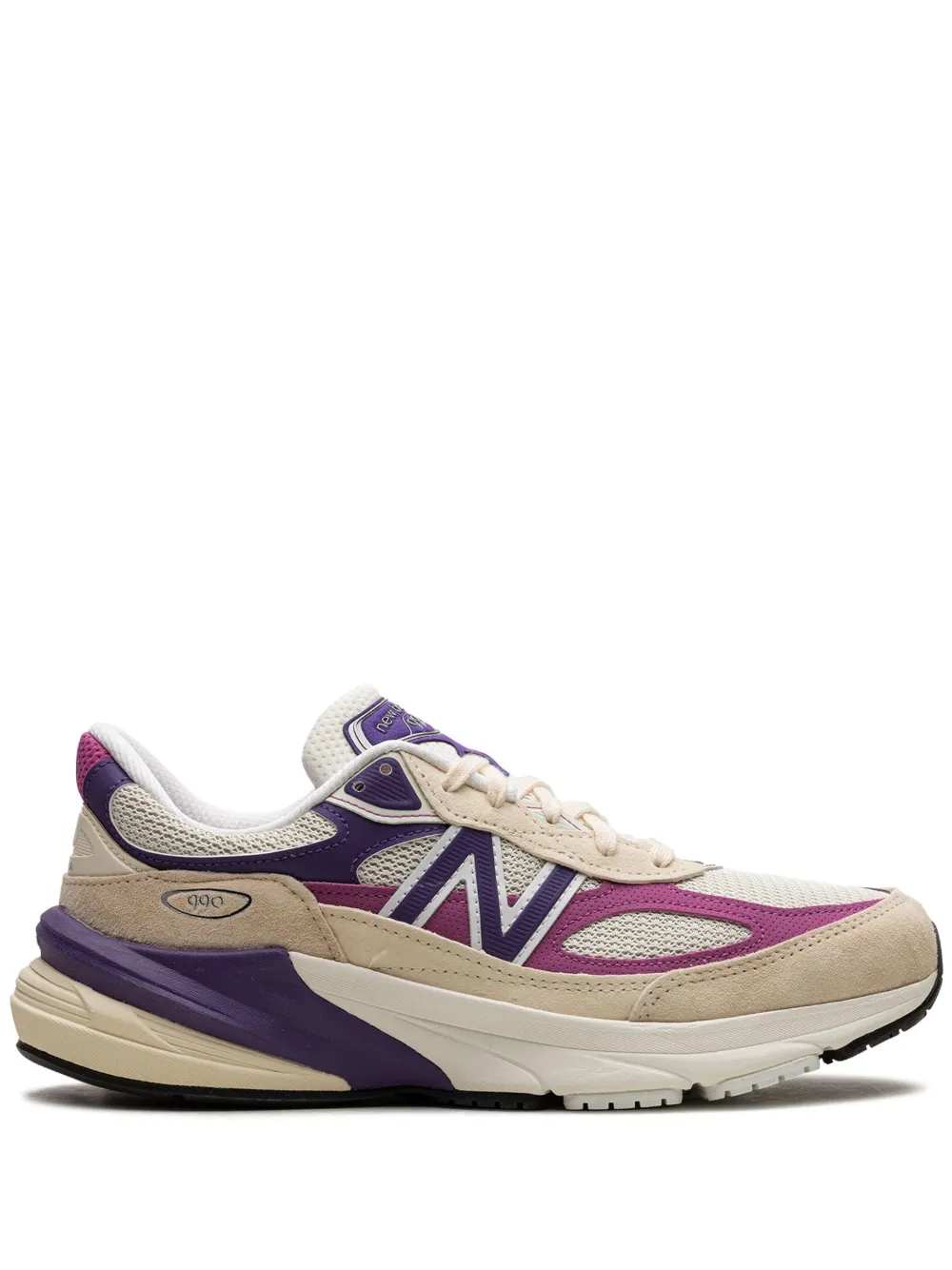 

Кроссовки 990v6 «Сделано в США — макадамия-пурпурный» NEW BALANCE, нейтральный