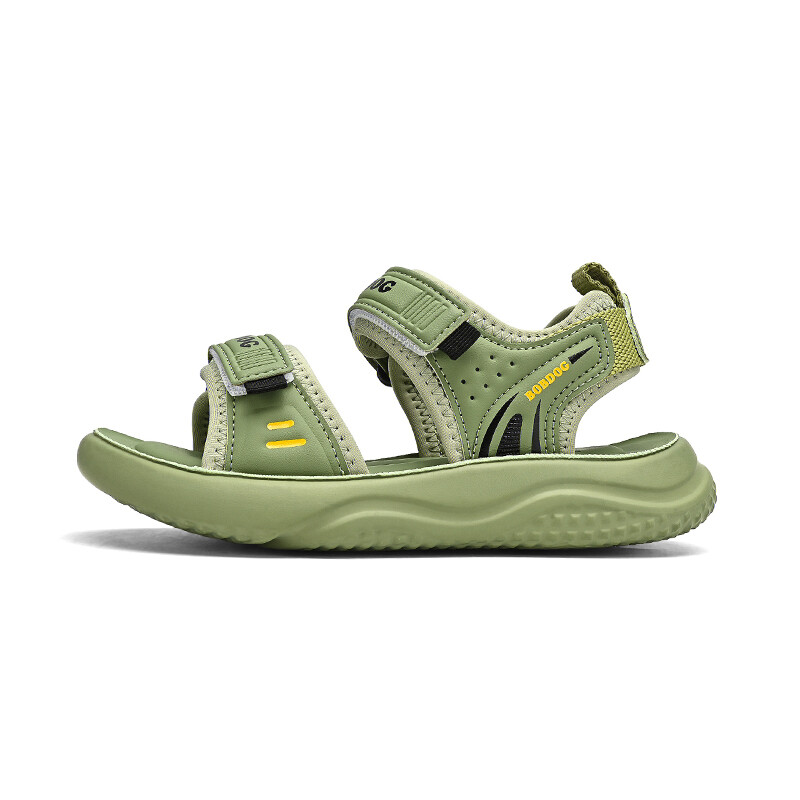 

Детские сандалии Детские Bobdog, цвет Army green orange yellow