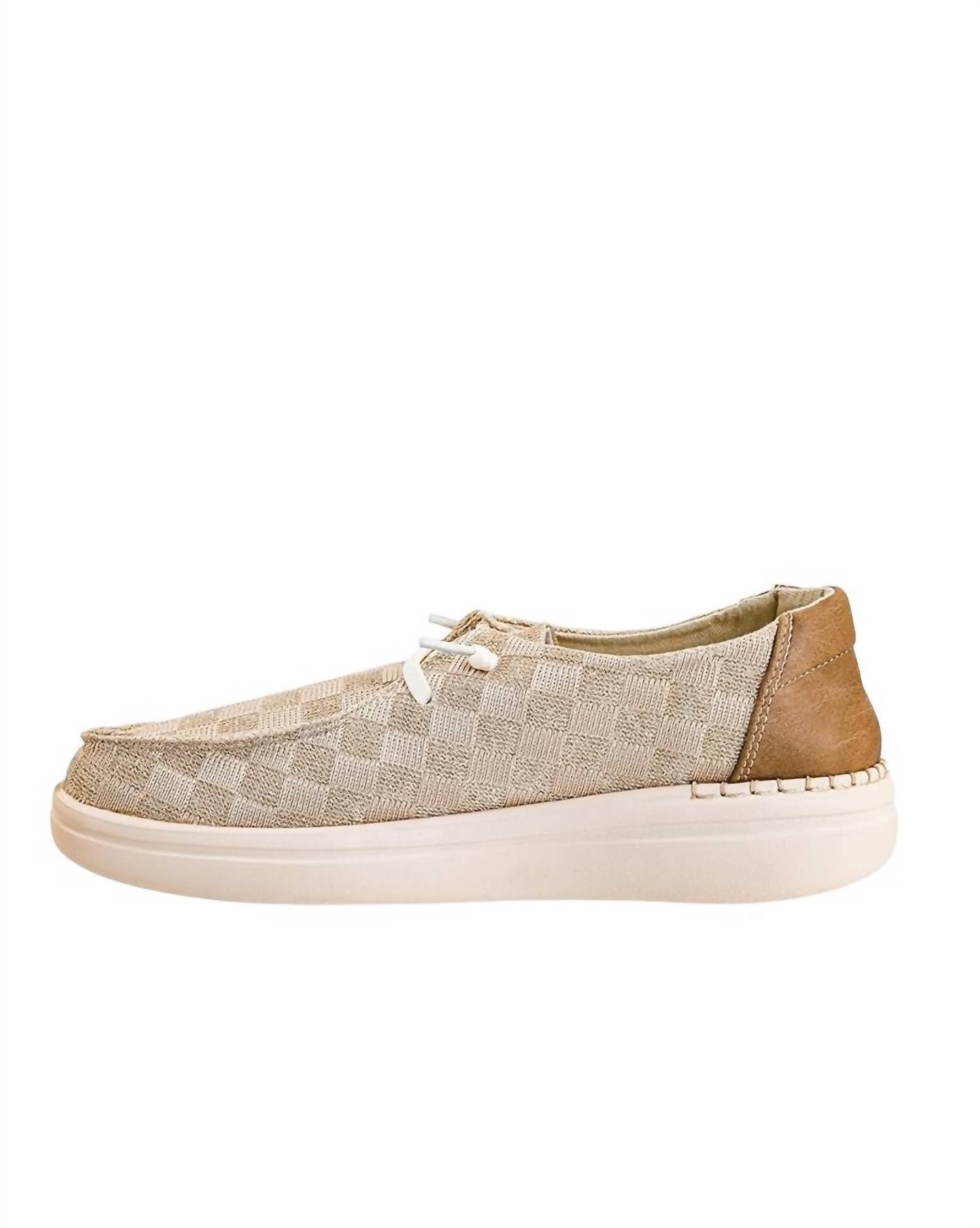 Женские лоферы Kayak 2 в клетку шампань Corkys Footwear, красный
