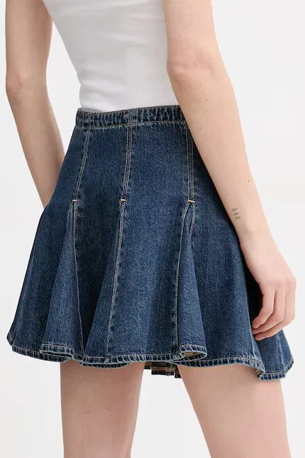 Юбка джинсовая Godet Mini Levi's, синий — фото 3