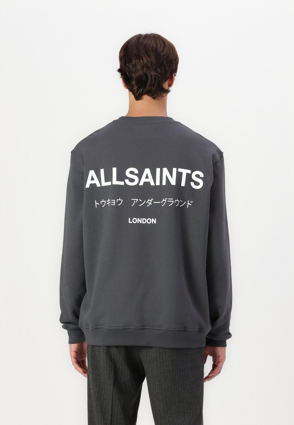 

Толстовка UNDERGROUND CREW AllSaints, сине-серый