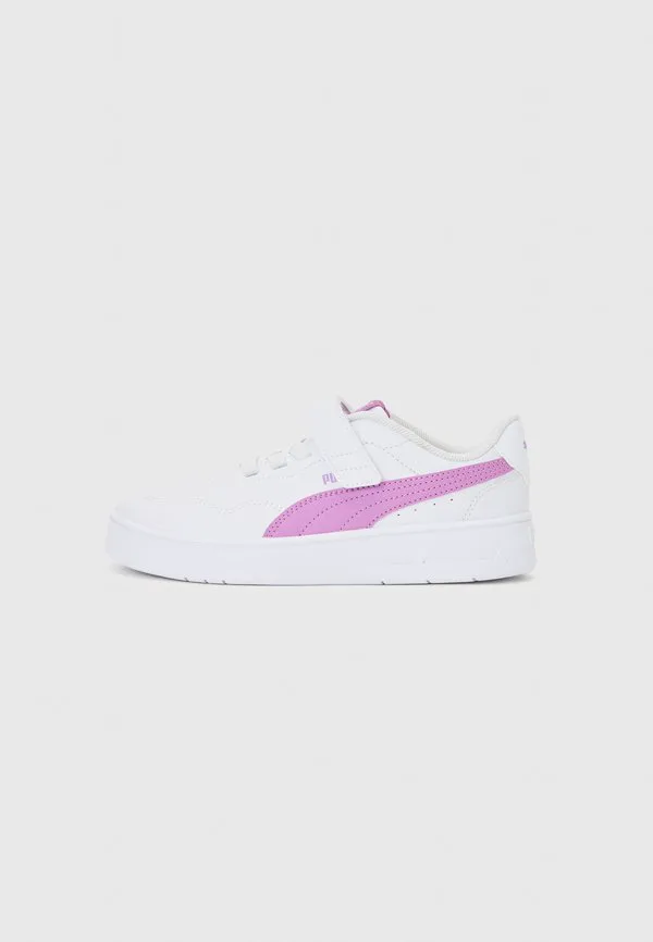 Унисекс кроссовки court lally Puma, White/Mauve Pop