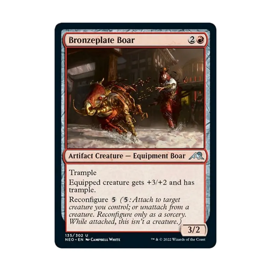 

CCG Бронзовый вепрь (U), MTG - Kamigawa : Neon Dynasty