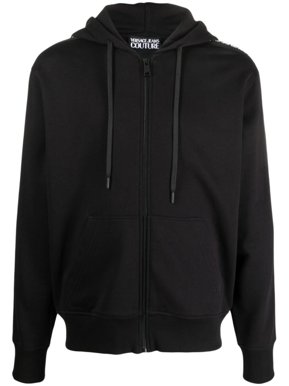 

Versace Jeans Couture куртка с капюшоном и логотипом, черный