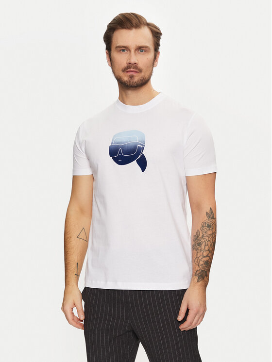 

Футболка обычного кроя 755426 551242 Karl Lagerfeld, белый