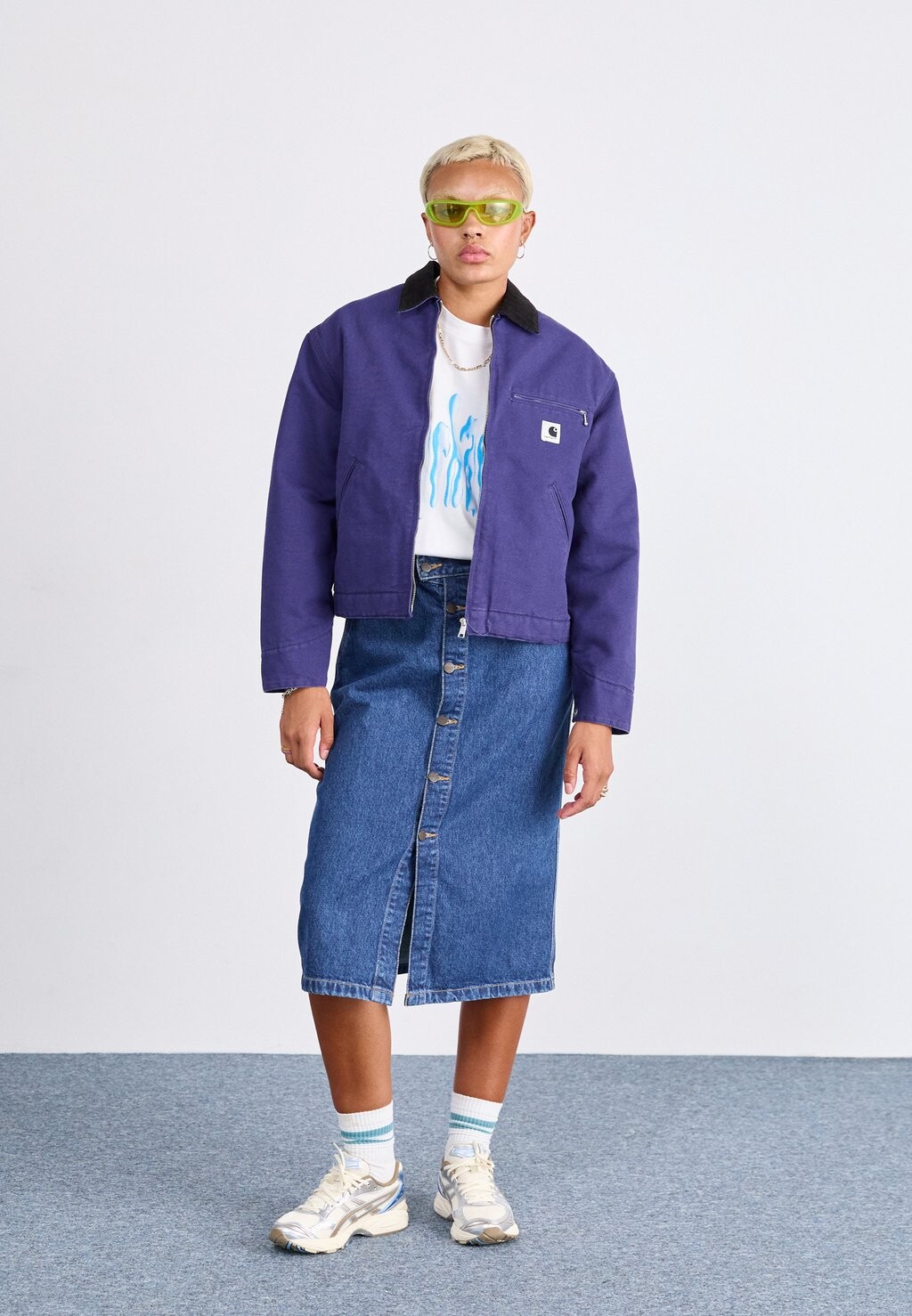 

Демисезонная куртка DETROIT JACKET Carhartt WIP, темно-синий