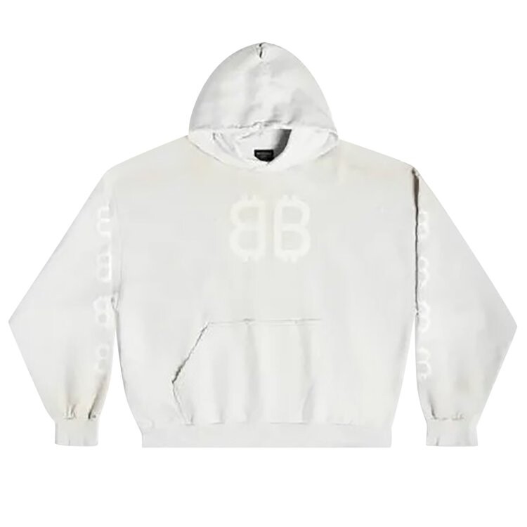 

Худи Balenciaga 'Dirty White', белый