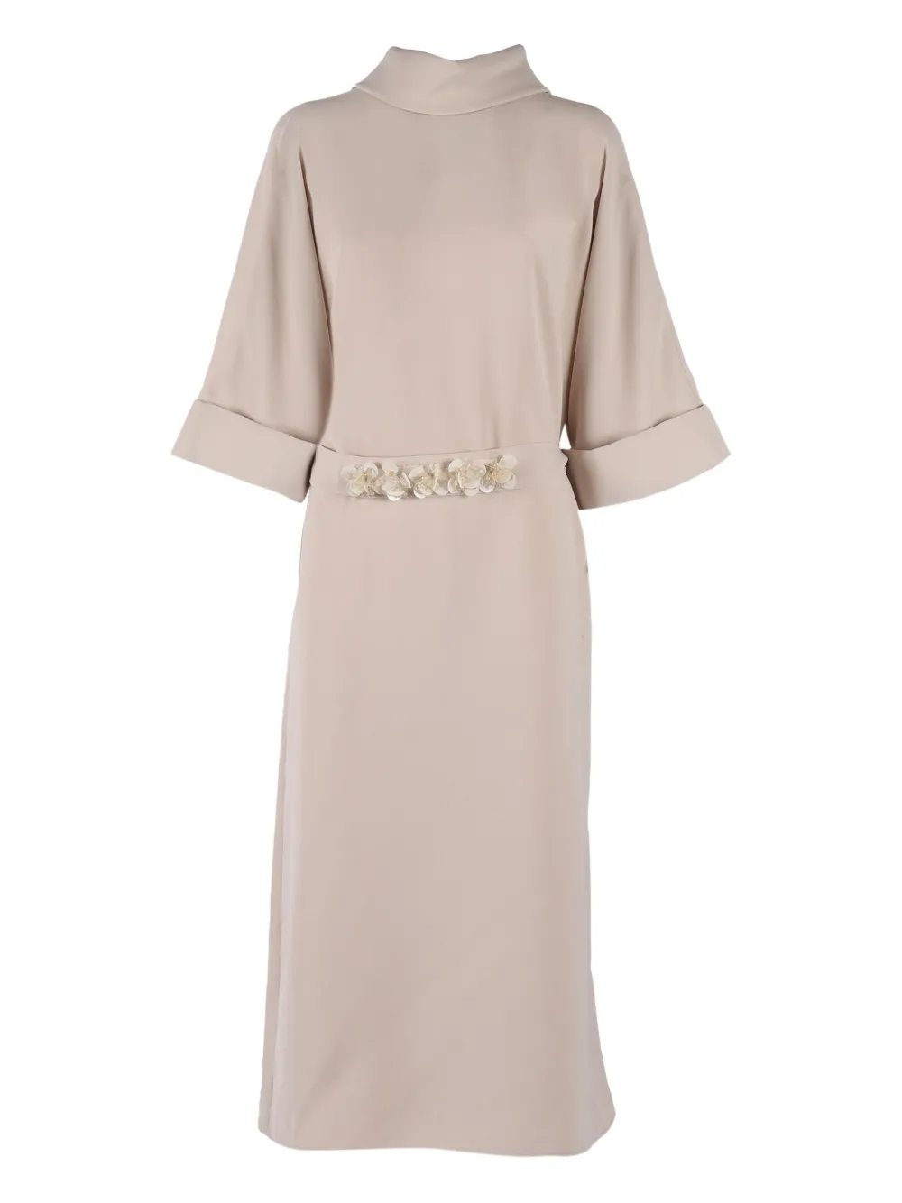 

Платье с декорированным поясом P.A.R.O.S.H., нейтральный