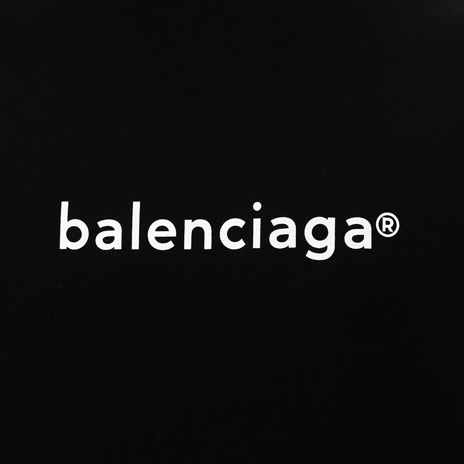 Футболка Balenciaga Copyright с логотипом, черный/белый — фото 2