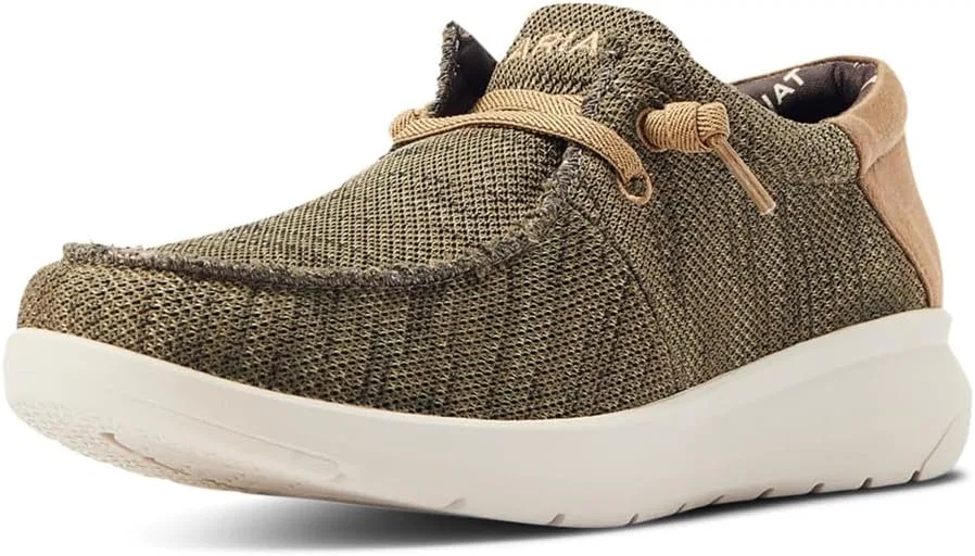 Мужские лоферы ARIAT, темно-оливковый