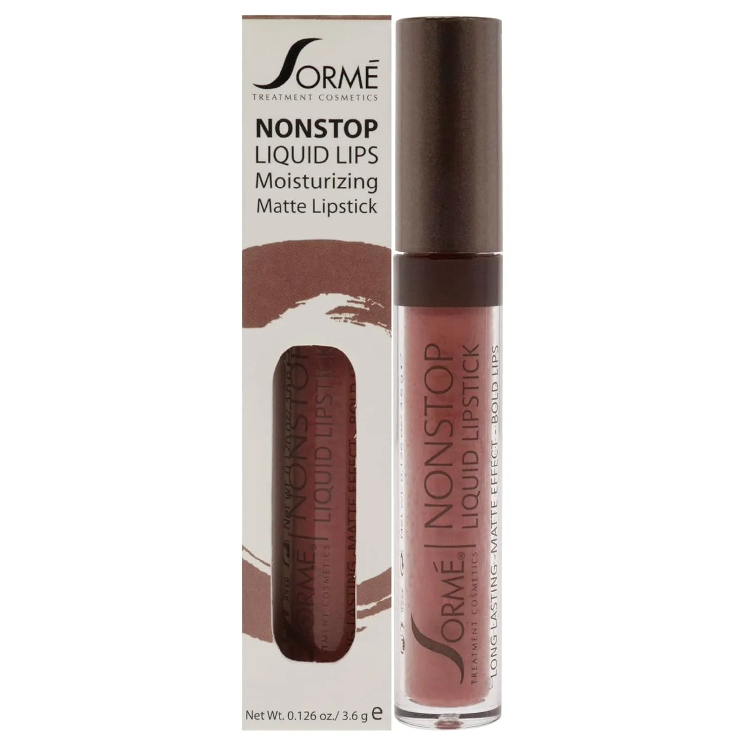 Жидкая помада Sorme Cosmetics Nonstop, оттенок «Кружево», Lace