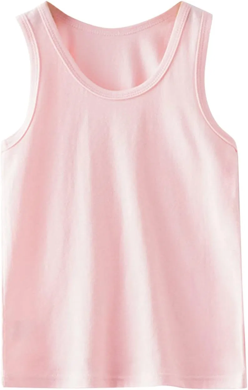 Детский топ на бретелях, хлопок, Generic, Pink