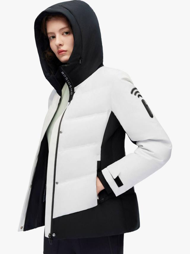 

Водонепроницаемая пуховая куртка Gore-Tex Bosideng, Pearl And Dark Navy