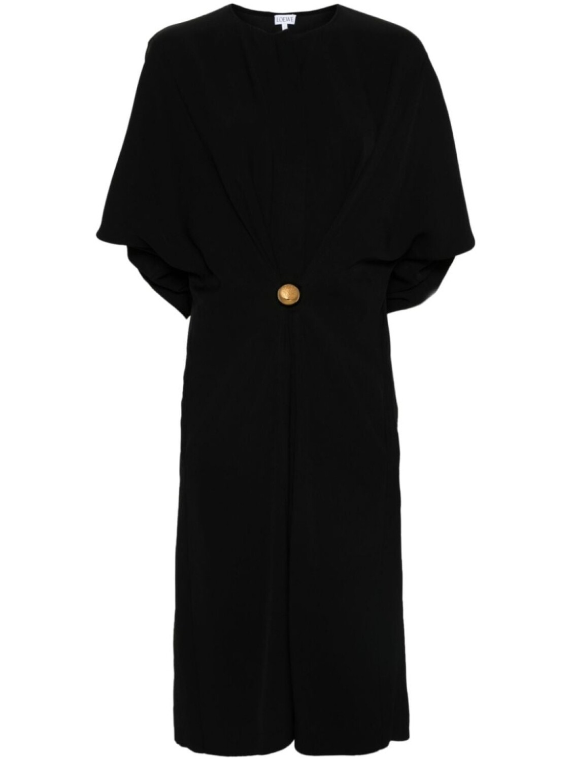 

LOEWE платье миди в стиле «Галька», черный