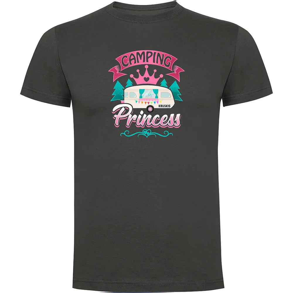

Футболка с коротким рукавом Kruskis Camping Princess, серый
