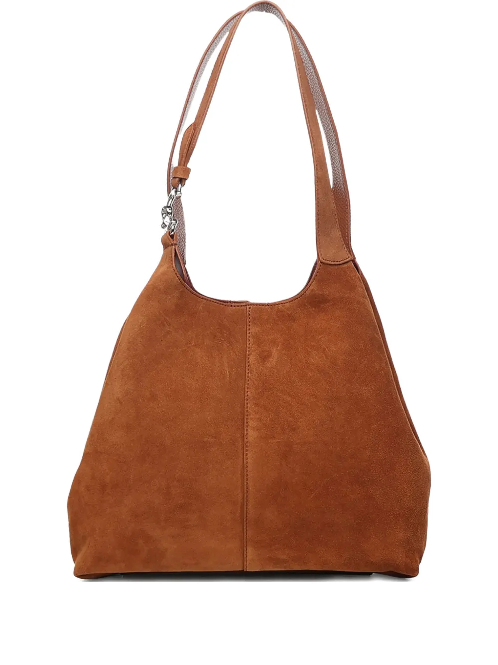 

Сумка-шоппер с кольцевой деталью Coccinelle, коричневый