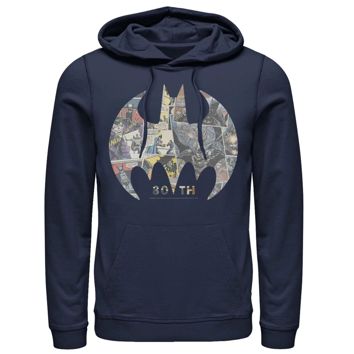 

Мужская толстовка с логотипом Batman Comics Cover DC Comics, синий