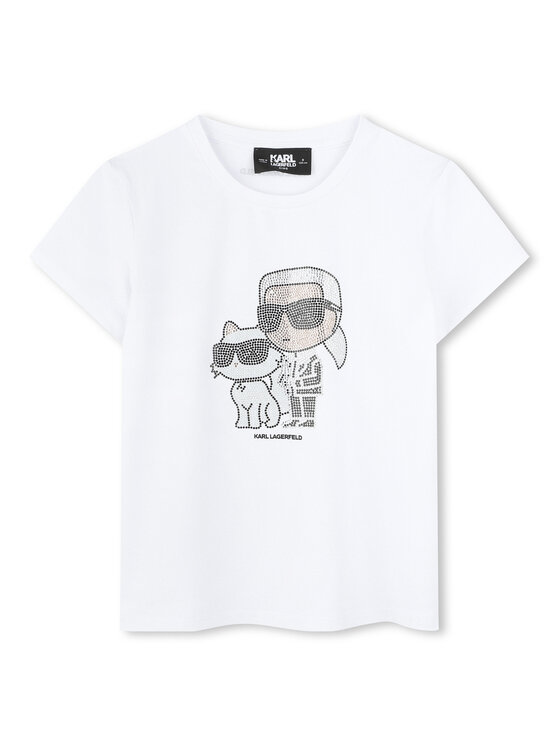 

Футболка обычного кроя Z30489 M Karl Lagerfeld Kids, белый