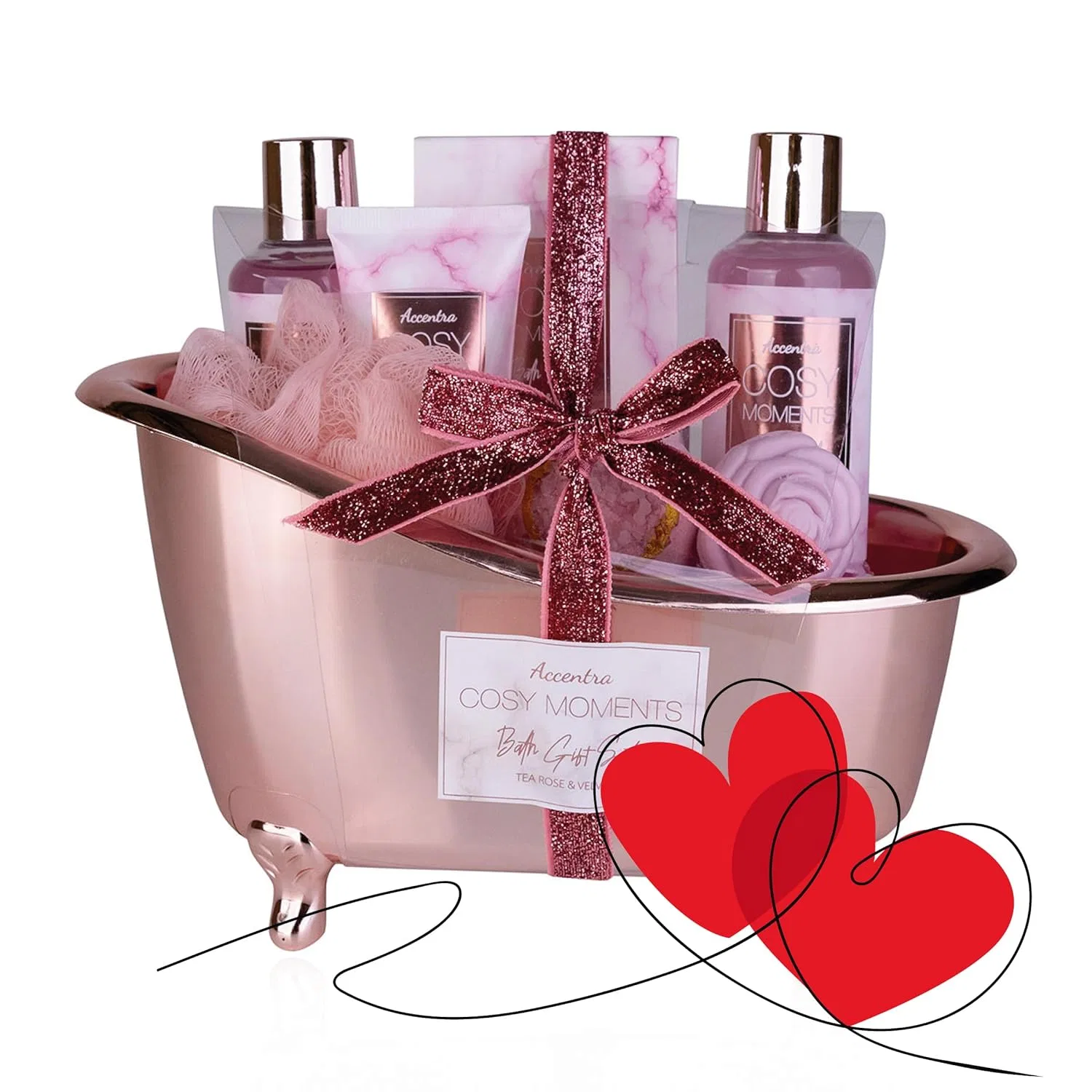 Подарочный набор для ванны Accentra Cosy Moments Accentra, Pink