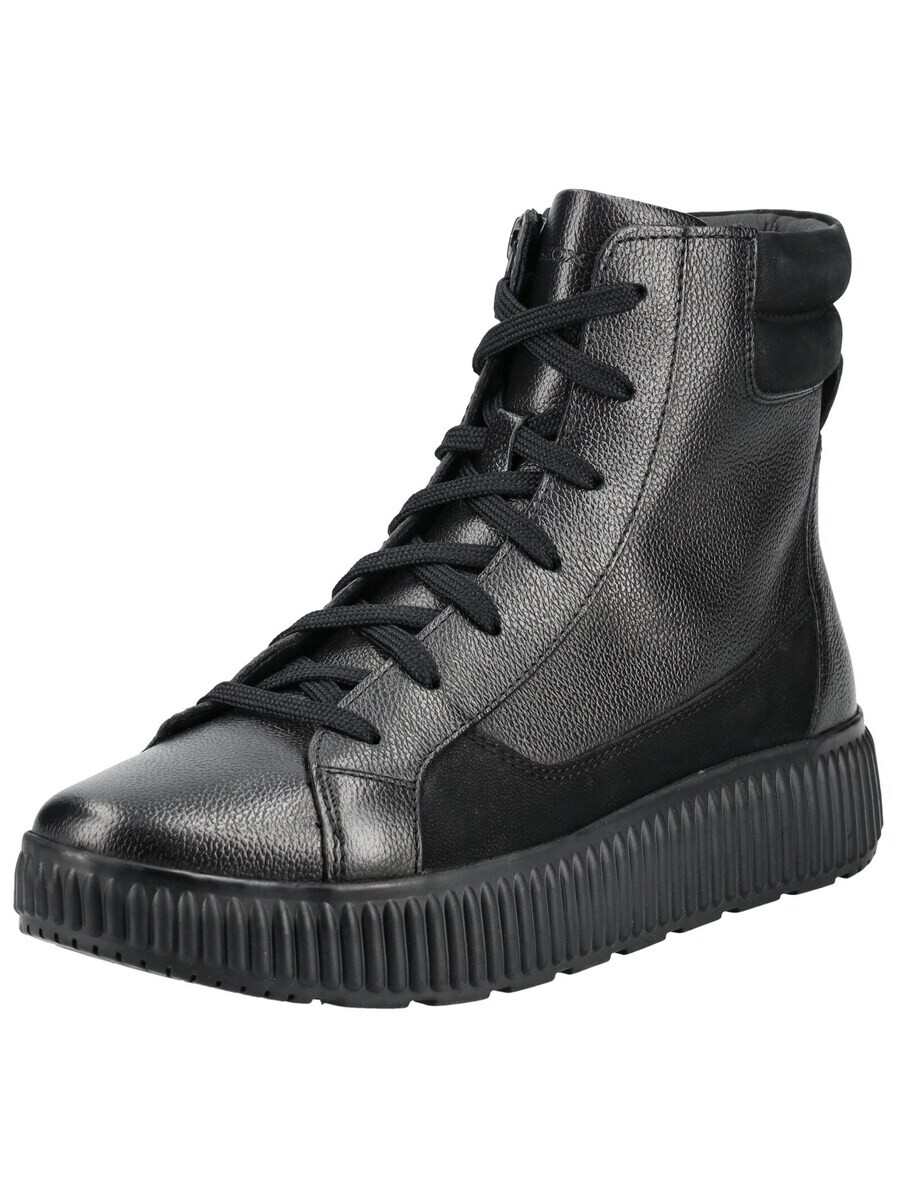 Ботильоны на шнуровке GEOX Lace-Up Ankle Boots, черный