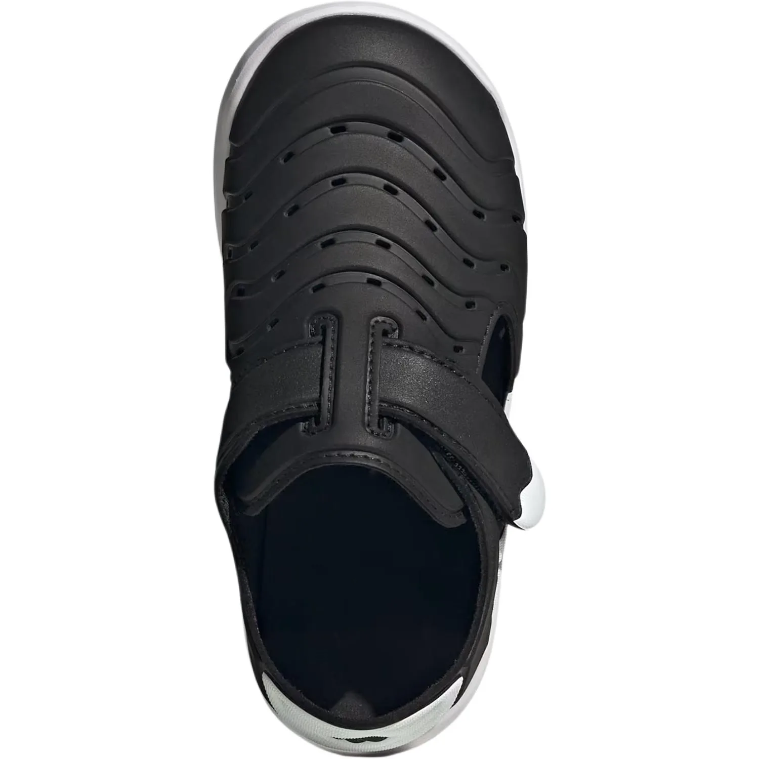 Adidas Детские водные сандалии Black White Kids' — фото 4