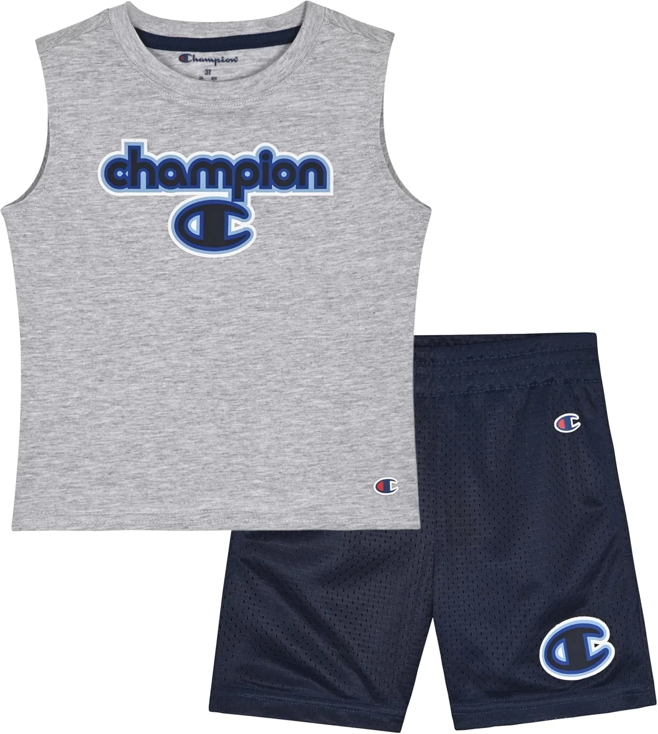 Детский спортивный комплект из футболки и шорт Champion, Heather Grey